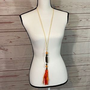 Boutique tassel necklace “Carpe Diem”